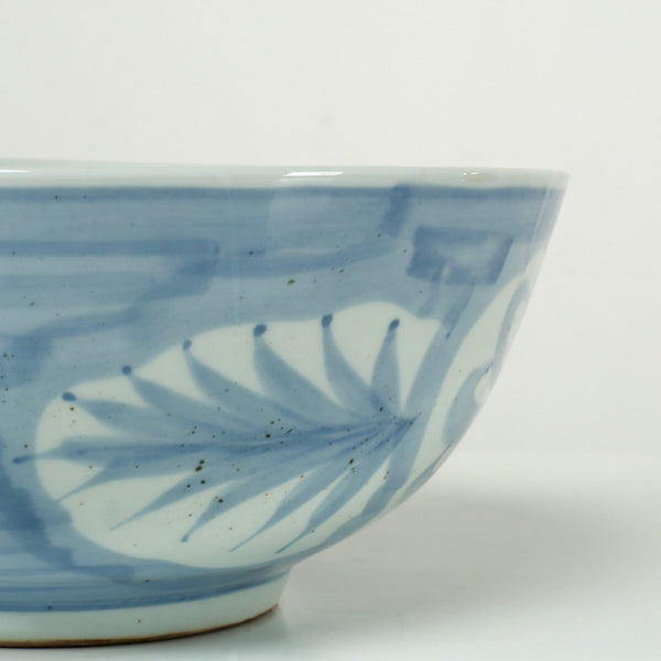 Blue Handpainted Freya Bowl closeup