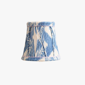 Blue Ikat Cordless Lamp Shade
