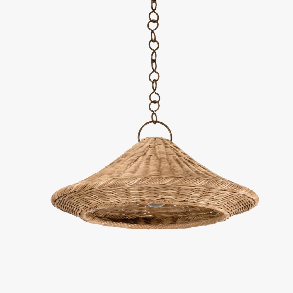 Blyth Rattan Pendant by Dear Keaton