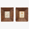 Braided Water Hyacinth Frame Set