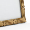 Brass Bamboo Photo Frame closeup