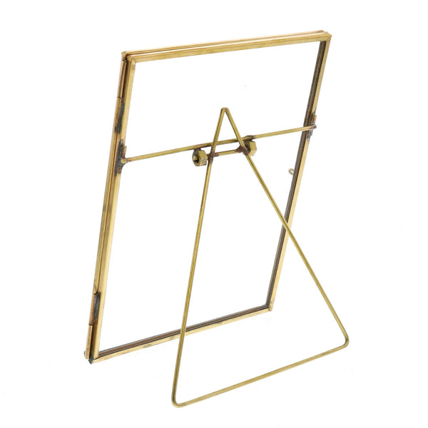 Brass Easel Vertical Frame - Picture Frames - Small Art - Dear Keaton