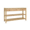 Brayden Burl Console Table with three drawers
