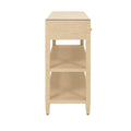 Brayden Natural Grasslcoth Console Table side view