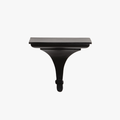 Breton Black Wood Wall Bracket