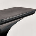 Breton Black Wood Wall Bracket Shelf detail