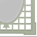 Bria Hammel x Cooper Classics Sage Garden Trellis Mirror corner closeup