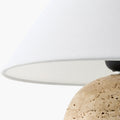 Bromley Travertine Mini Lamp shade closeup