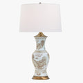 Brown Foo Dog Motif Table Lamp