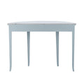 Brussels Pale Blue Demilune Console back view