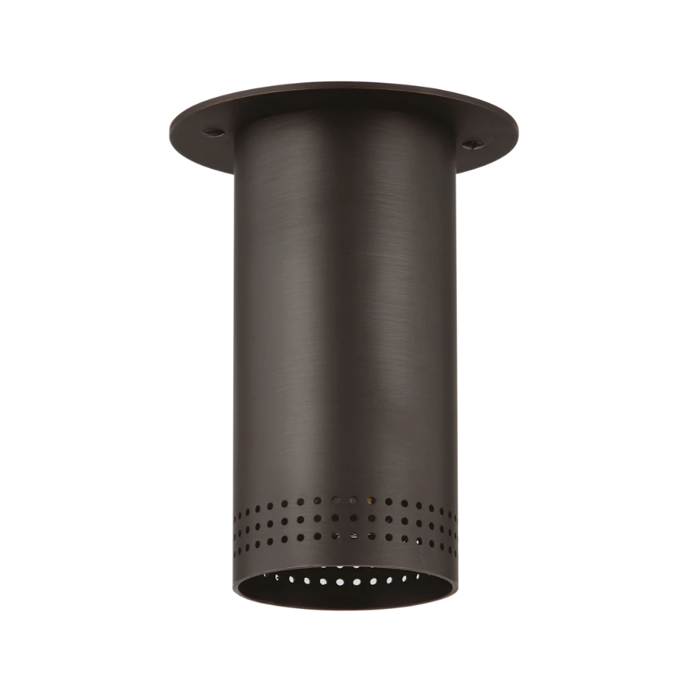 Buckley Cylinder Flush Mount - Bronze
