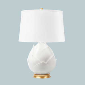 Budding Blanc de Chine Lamp