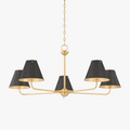 Burghley Distressed Bronze Chandelier