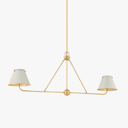 Burghley Off White Linear Chandelier 