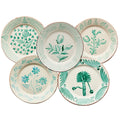 Casa Nuno Green Assorted Plate Set from Dear Keaton