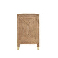 Four Door Bayview Woven Rope Sideboard Buffet - side view