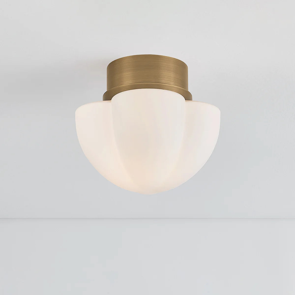 Seabrook Flush Mount illuminated