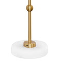 Colette Rechargeable Lamp Faux Alabaster Base