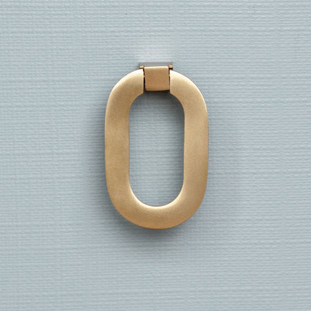 Castella Light Blue Chest brass hardware