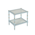 Cabana_Blue_Side Table - glass tops