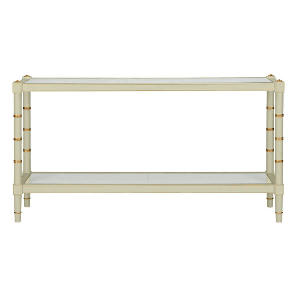 Cabana Cane Console Table - Bamboo and Woven Cane - Dear Keaton
