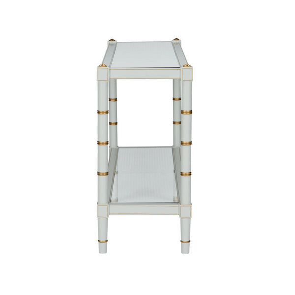 Cabana Cane Console Table - Bamboo and Woven Cane - Dear Keaton