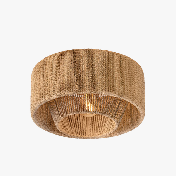 Rattan Woven Lighting Textural Light Fixtures Dear Keaton
