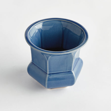 Calixte Blue Ceramic Planter Pot