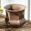 Calixte Brown Ceramic Planter Pot