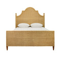 Callaway Woven Rattan Bed - queen