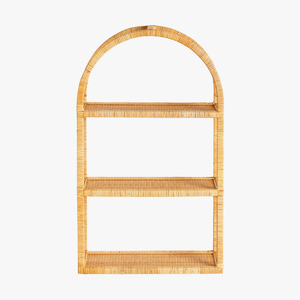 Cambria Rattan Wall Curio Shelf
