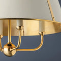Cambridge Off White Chandelier - Mark D Sikes - Closeup