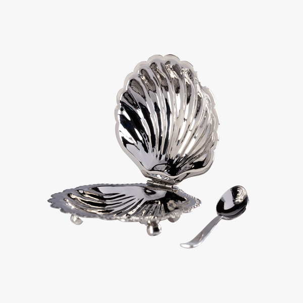 Fan Shell Piece Cap Ferrat Fan Shell Bowl - Coastal Serving Pieces - Dear Keaton