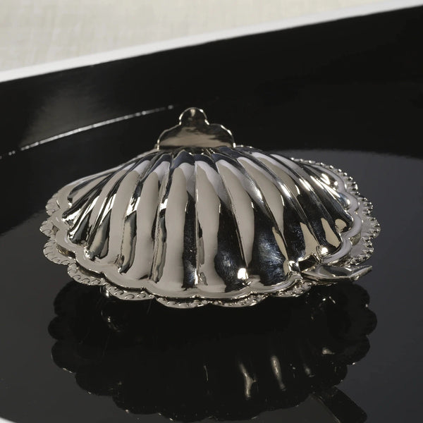 Fan Shell Piece Cap Ferrat Fan Shell Bowl - Coastal Serving Pieces - Dear Keaton
