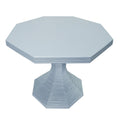 Cape Light Blue Accent Table - octagonal top