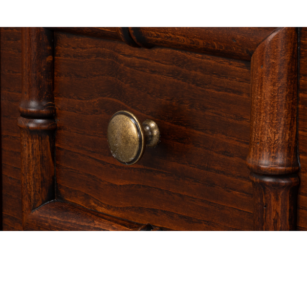 Capistrano Commode Chest - antique brass hardware