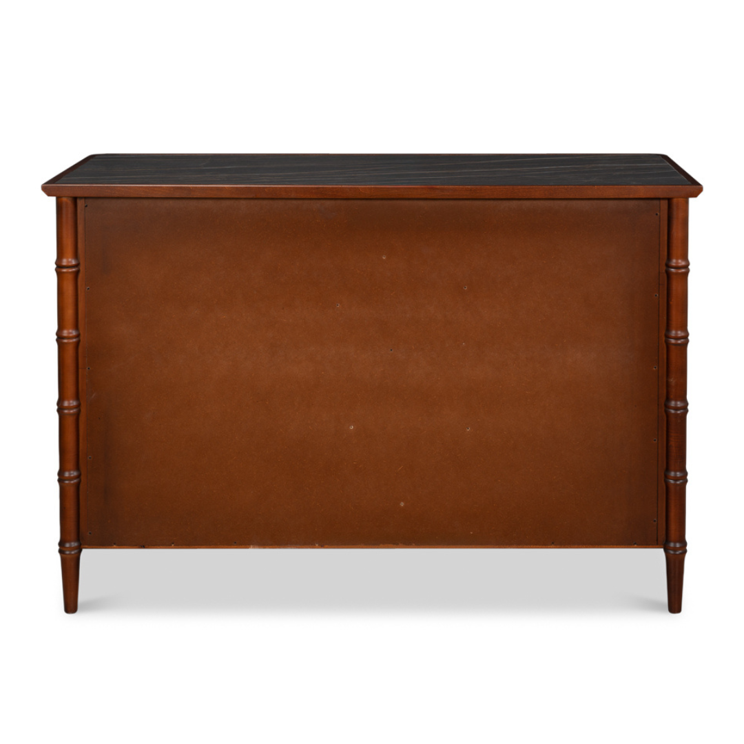 Capistrano Commode Chest - back view