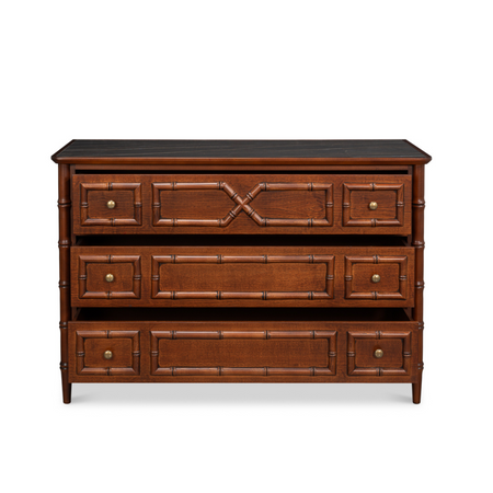 Capistrano Commode Chest - open drawers
