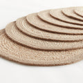 Caribe Jute Coil Sand Border Placemats