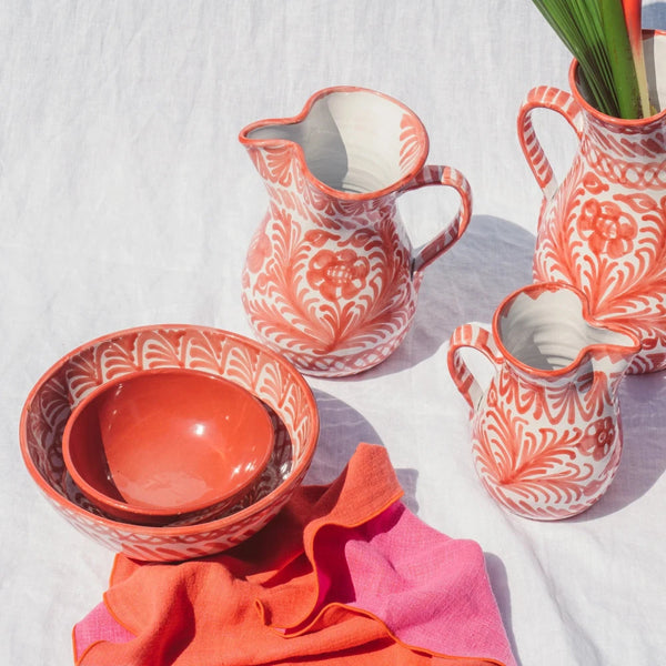 Casa Coral Pitchers - three sizes