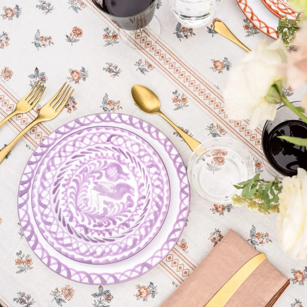 Casa Lilac Dinner and Salad Plate Styled