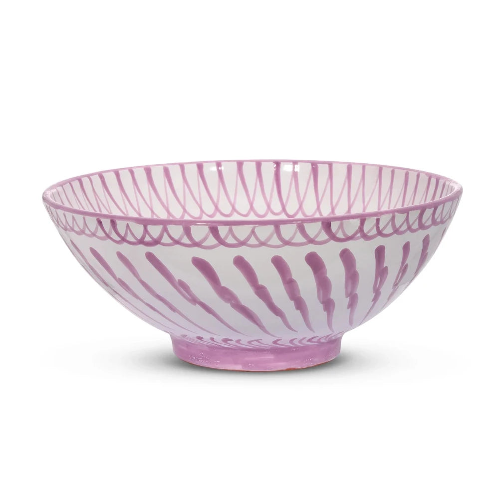 Casa Lilac Large Bowl - Side View