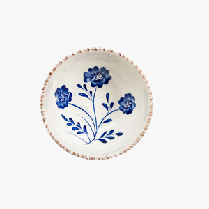 Casa Nuno Blue Flower Bowls