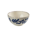 Casa Nuno Blue Palm Bowl Side View