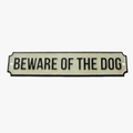 Cast Iron Beware of Dog Plaque