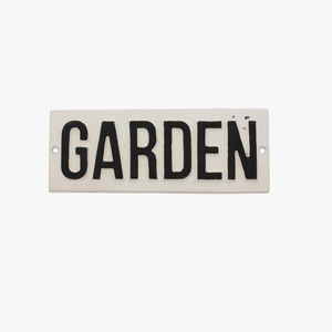 Cast Iron Garden Plaque
