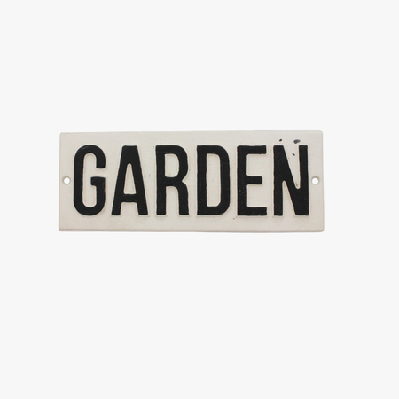 Cast Iron Garden Plaque