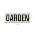 Cast Iron Garden Wall Plaque with dimensions