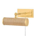 Castaway Grasscloth Wrapped Plug-In Picture Light - Small