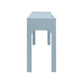Castella Light Blue Console Table side view